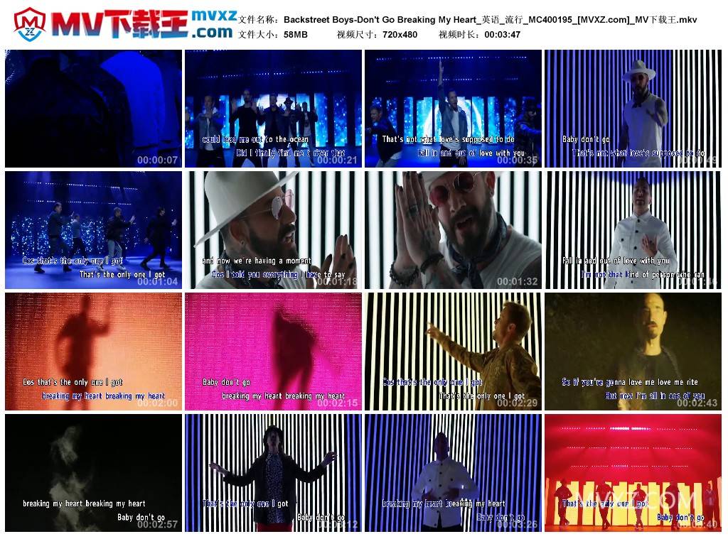 Backstreet Boys-Don't Go Breaking My Heart_英语_流行_MC400195